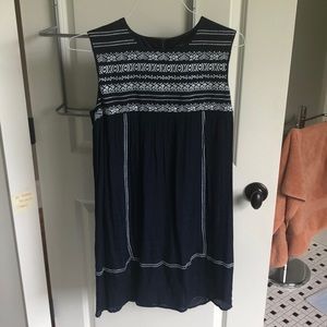Navy Aztec Dress. EUC!